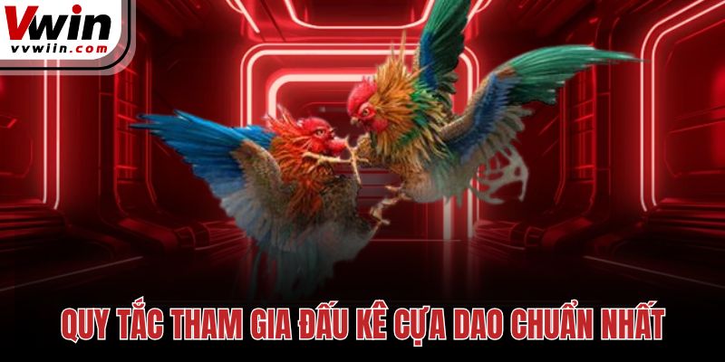 Quy tắc tham gia đấu kê cựa dao chuẩn nhất